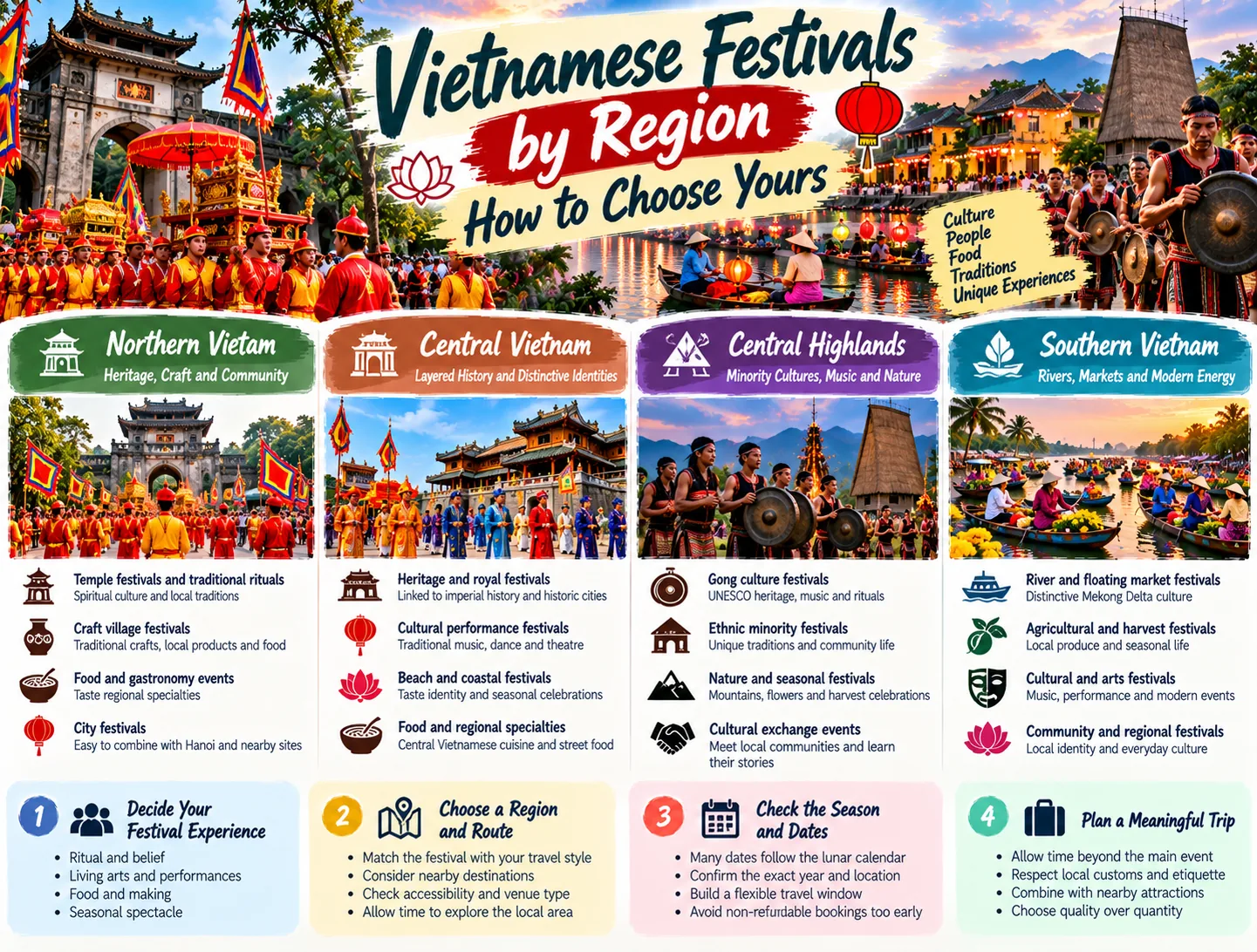 Vietnamese Festivals by Region: How to Choose Yours